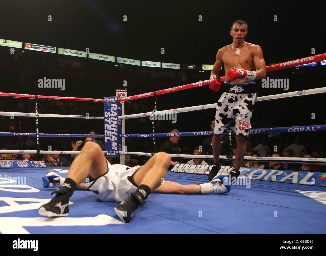 Boxing Manchester Arena Stock Photo Alamy