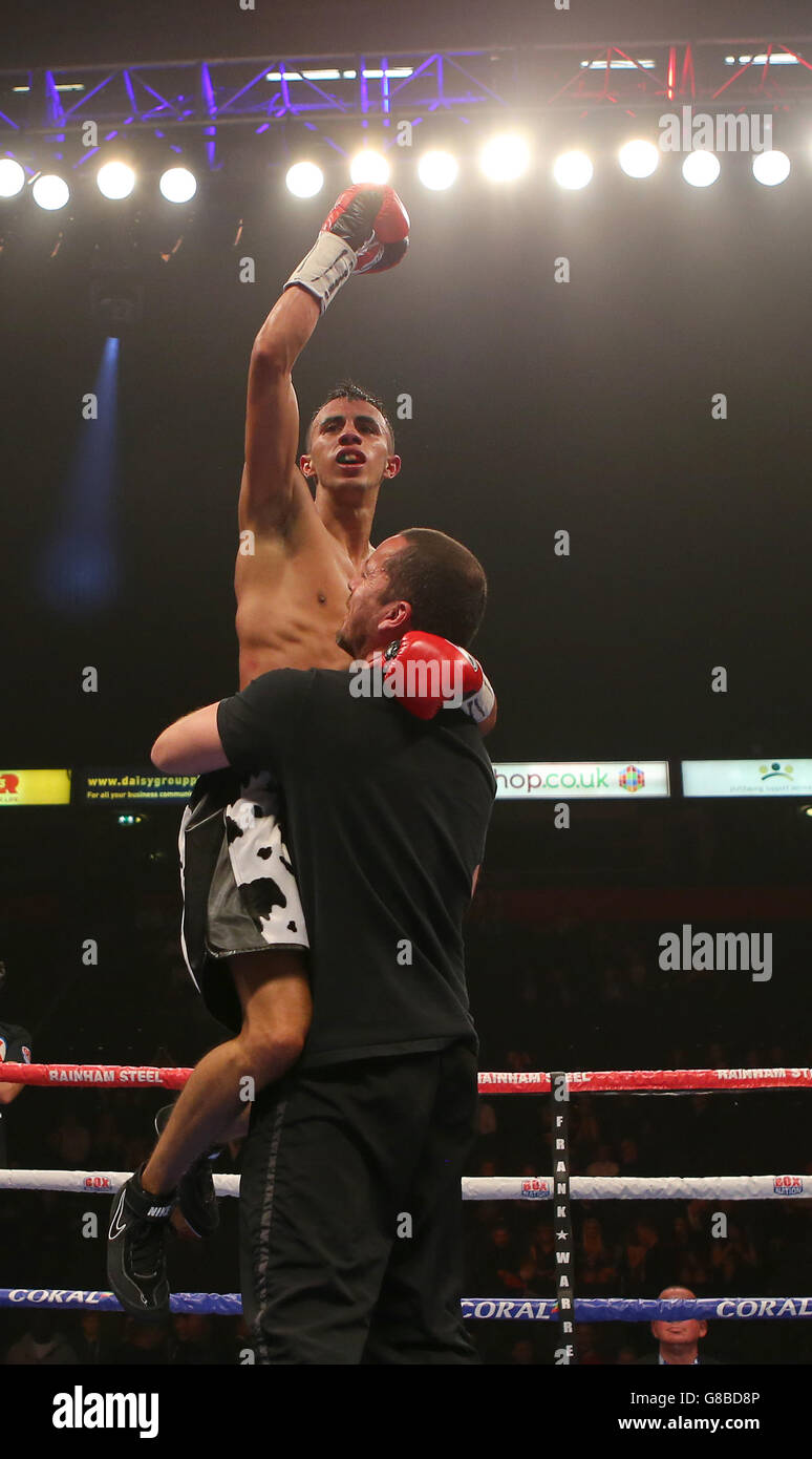 Boxing Manchester Arena Stock Photo Alamy