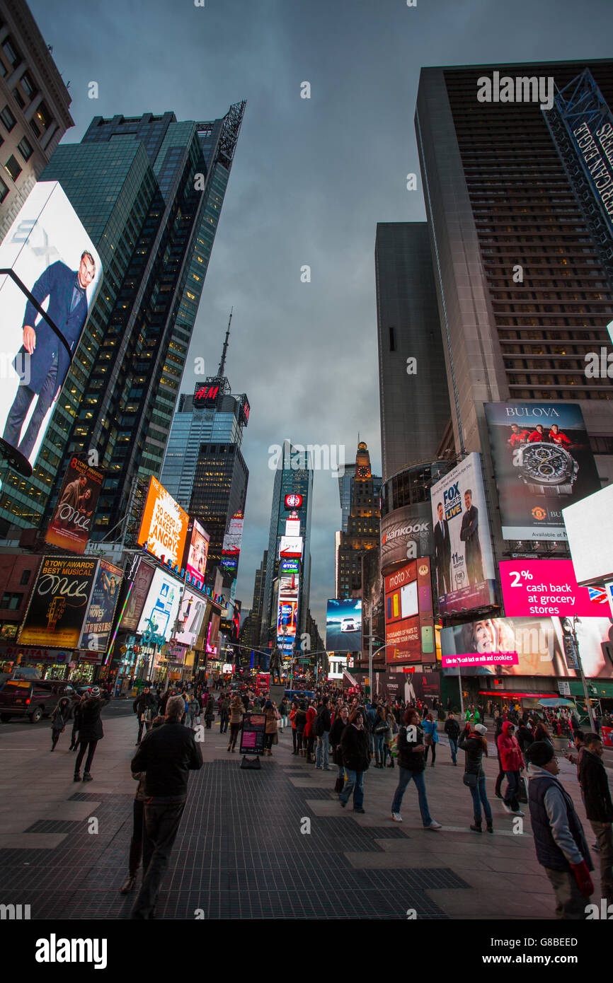 Times Square in New York City Stock Photo - Alamy