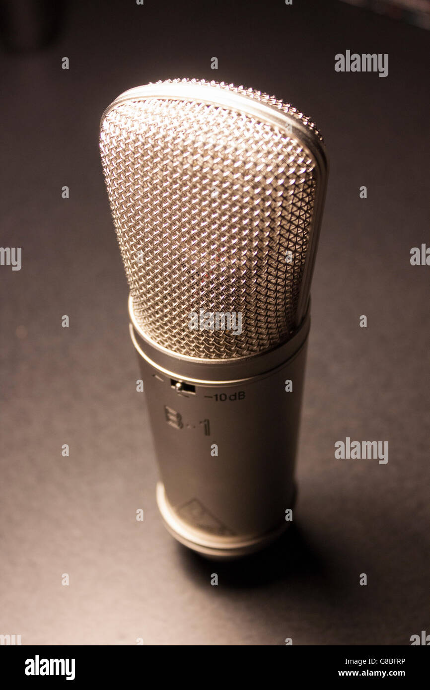 Behringer, B-1 Studio Condenser Microphone Stock Photo