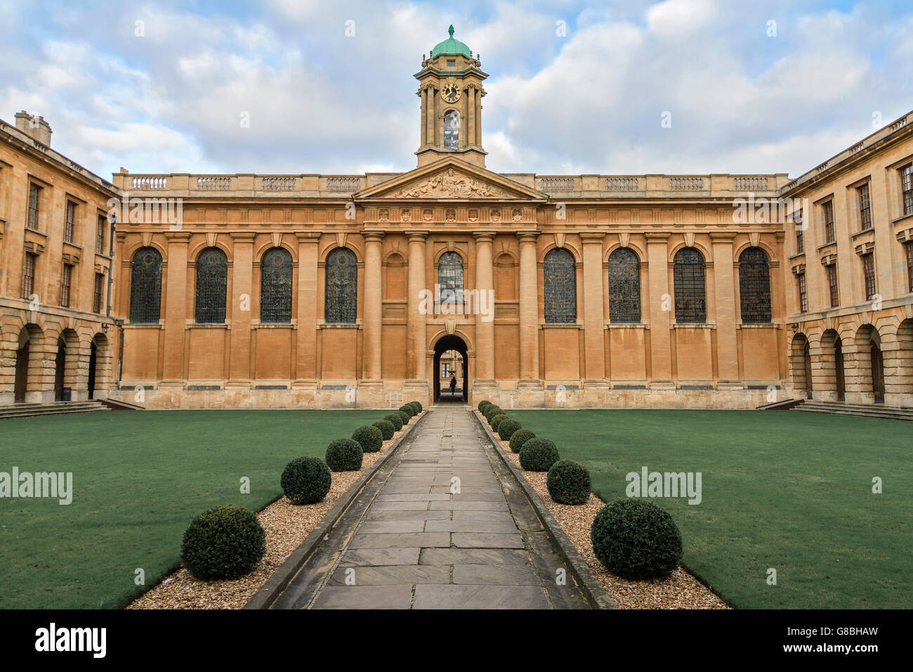 Queens College Oxford UK Stock Photo