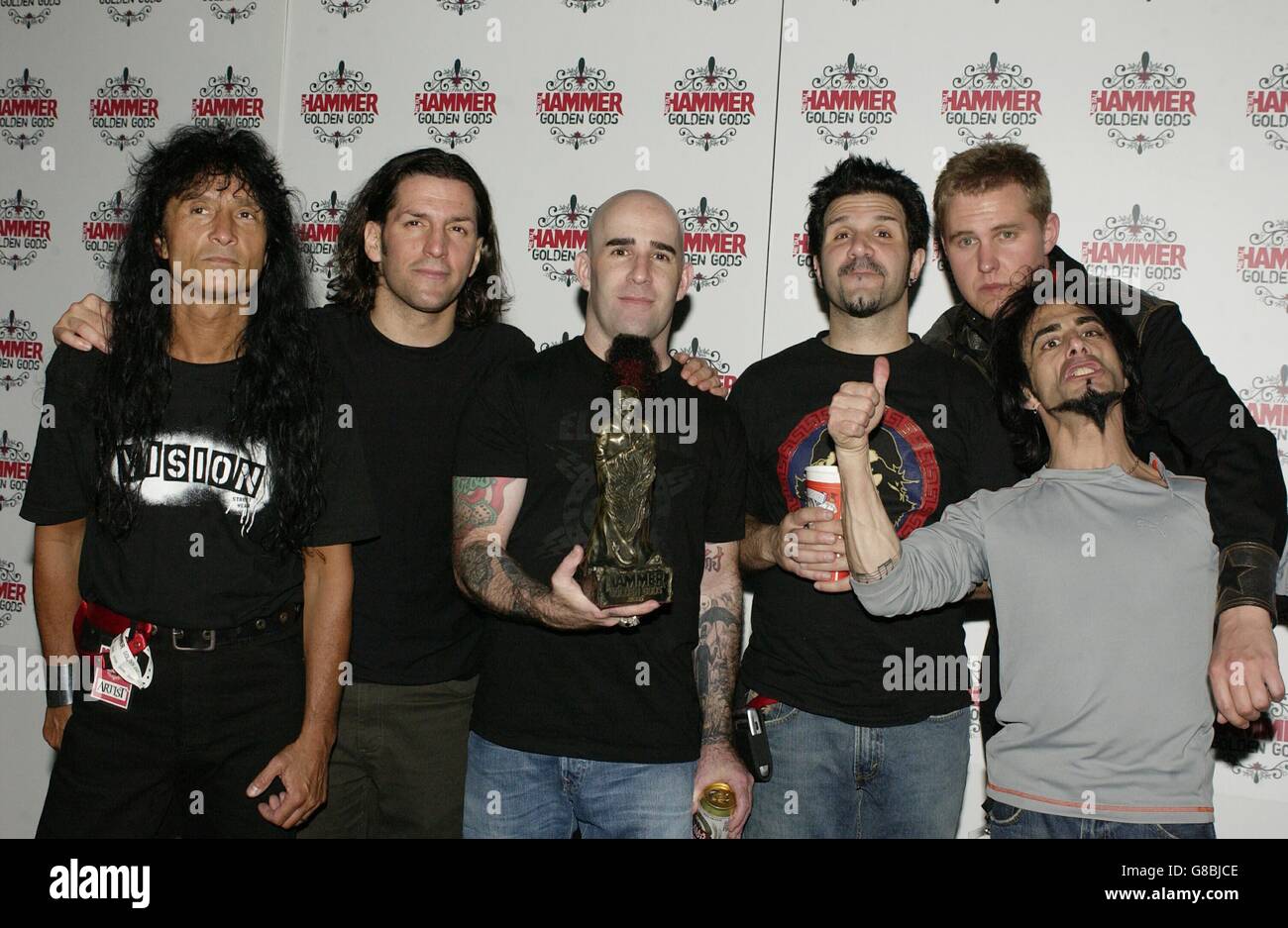 Metal Hammer Golden Gods Awards - The Astoria. Anthrax. Stock Photo