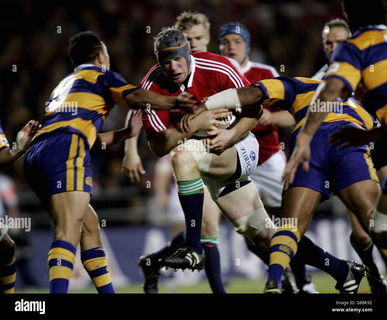 Rugby Union - Bay of Plenty v British & Irish Lions - Rotorua International Stadium Stock Photo