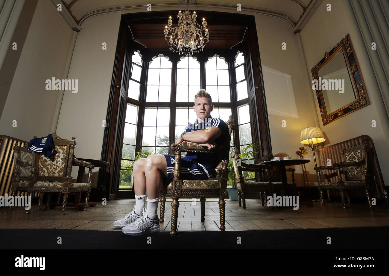 Scotlands Matt Ritchie During A Photocall At Mar Hall Hotel
