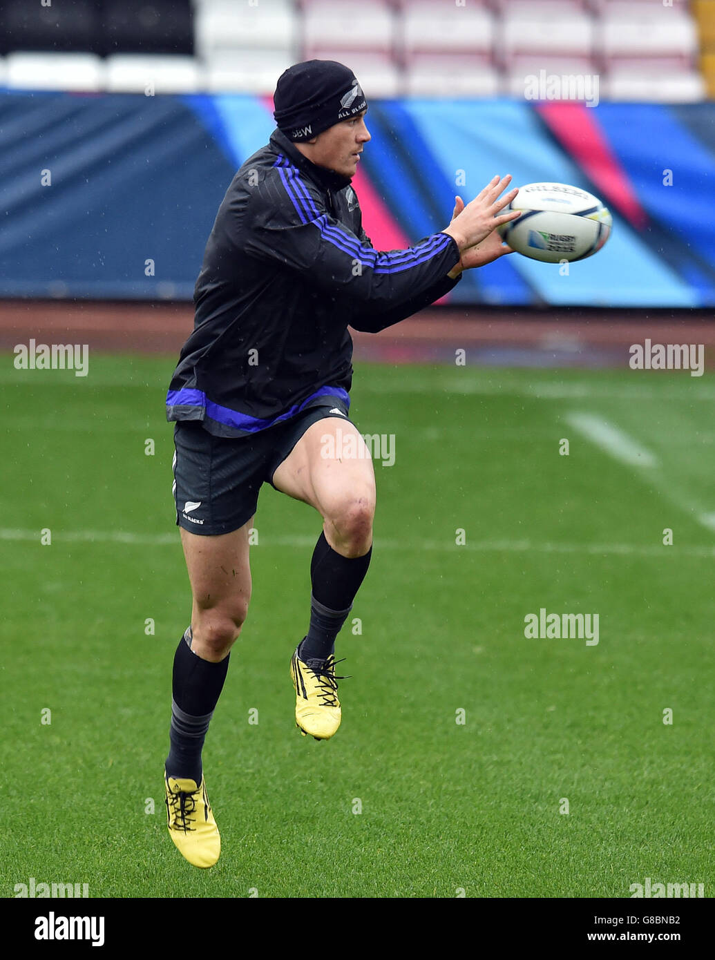 New Zealand's Sonny Bill Williams during a training session at Mowden Park, Darlington. Stock Photo