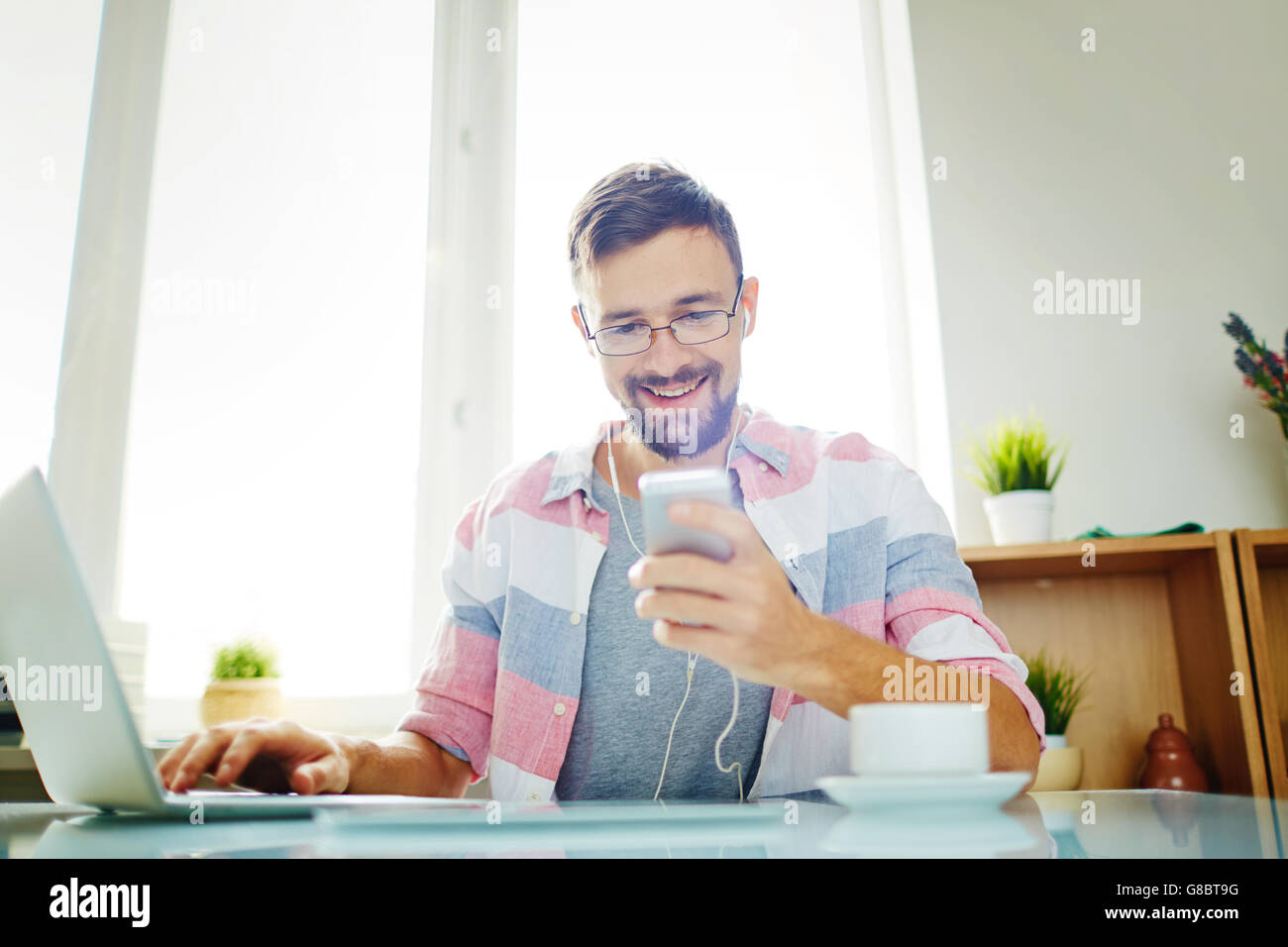 Young office worker Stock Photo Alamy