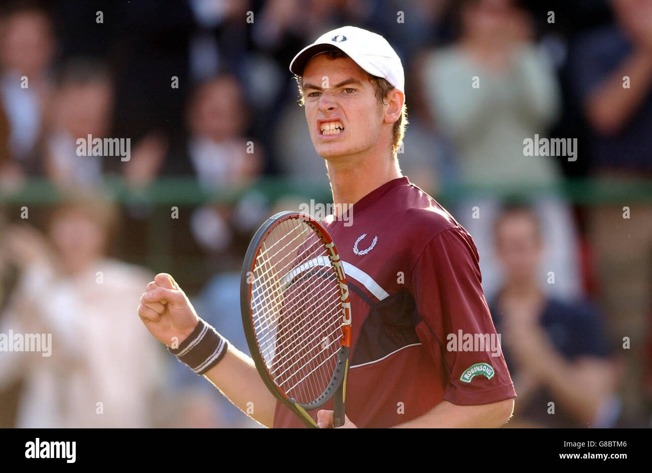 Tennis - Stella Artois Championship 2005 - Second Round - Andy Murray v Taylor Dent - Queens Club Stock Photo