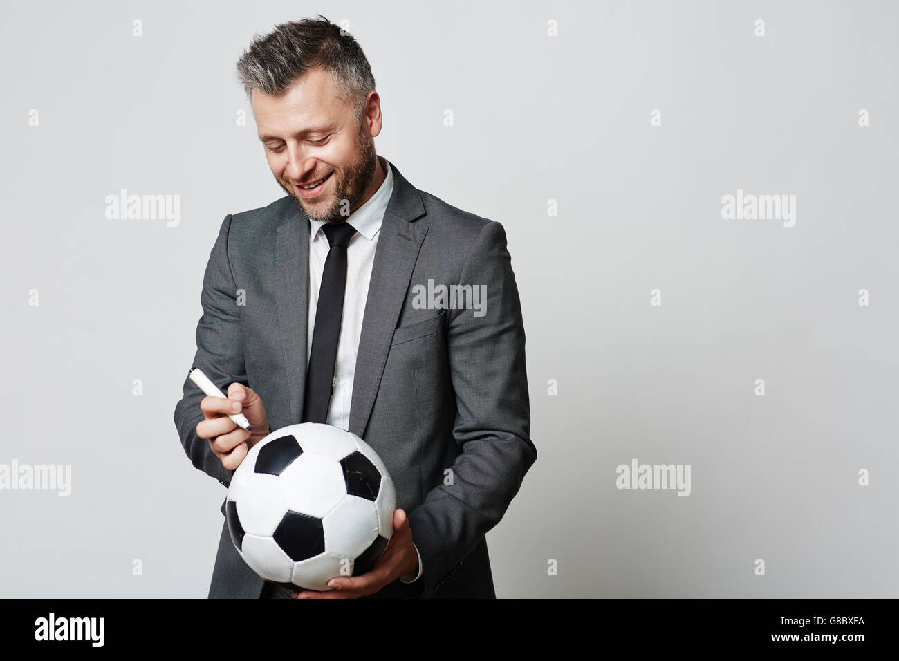 Signature for fans Stock Photo