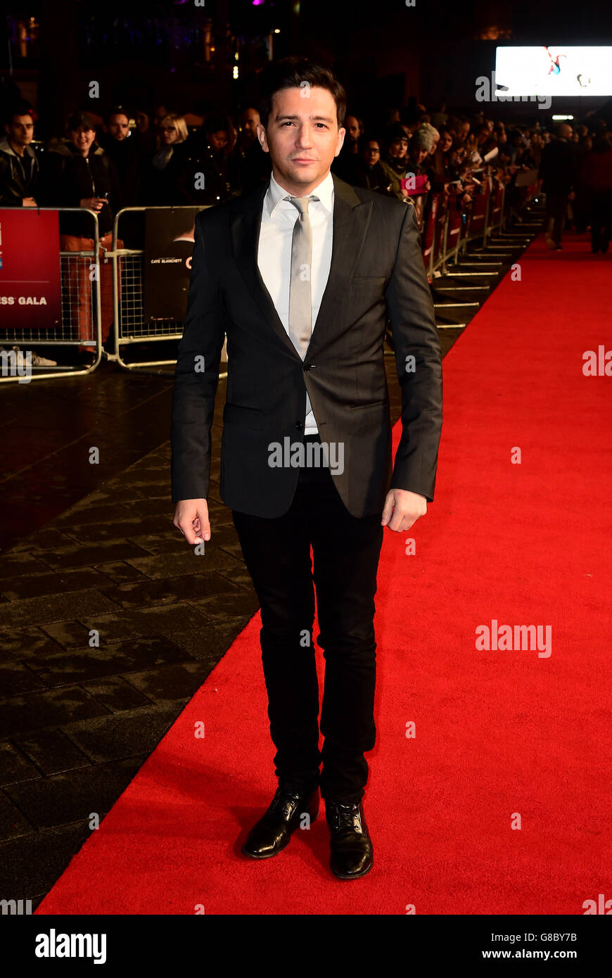 John Magaro attending the Carol premiere, held at Odeon Leicester Square, London. PRESS ASSOCIATION Photo. Picture date: Wednesday October 14, 2015. Photo credit should read: Ian West/PA Wire Stock Photo