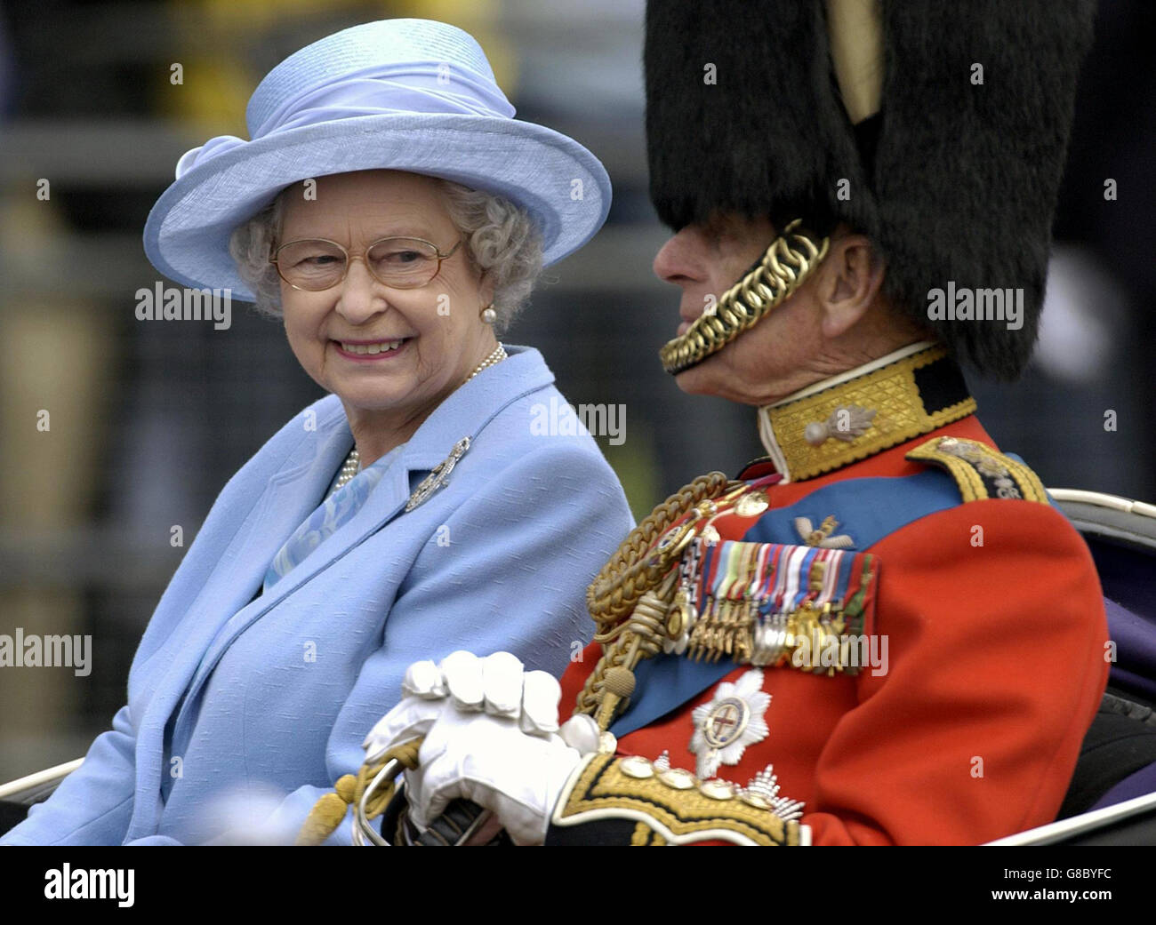 Trooping The Colour Ceremony Stock Photo - Alamy