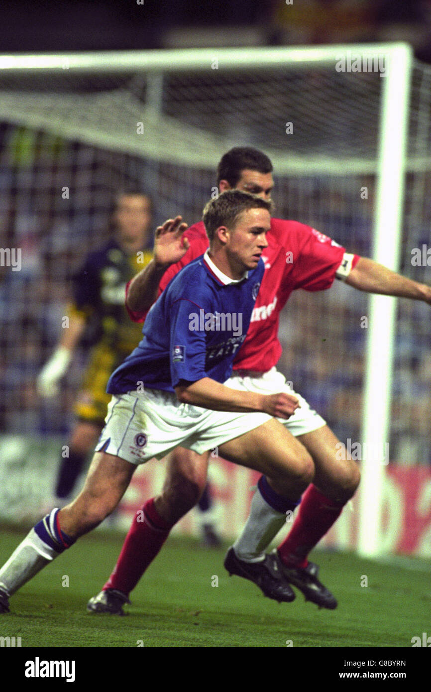 Soccer - Littlewoods FA Cup Semi Final Replay - Chesterfield v Middlesbrough - Hillsborough. Kevin Davies, Chesterfield. Stock Photo