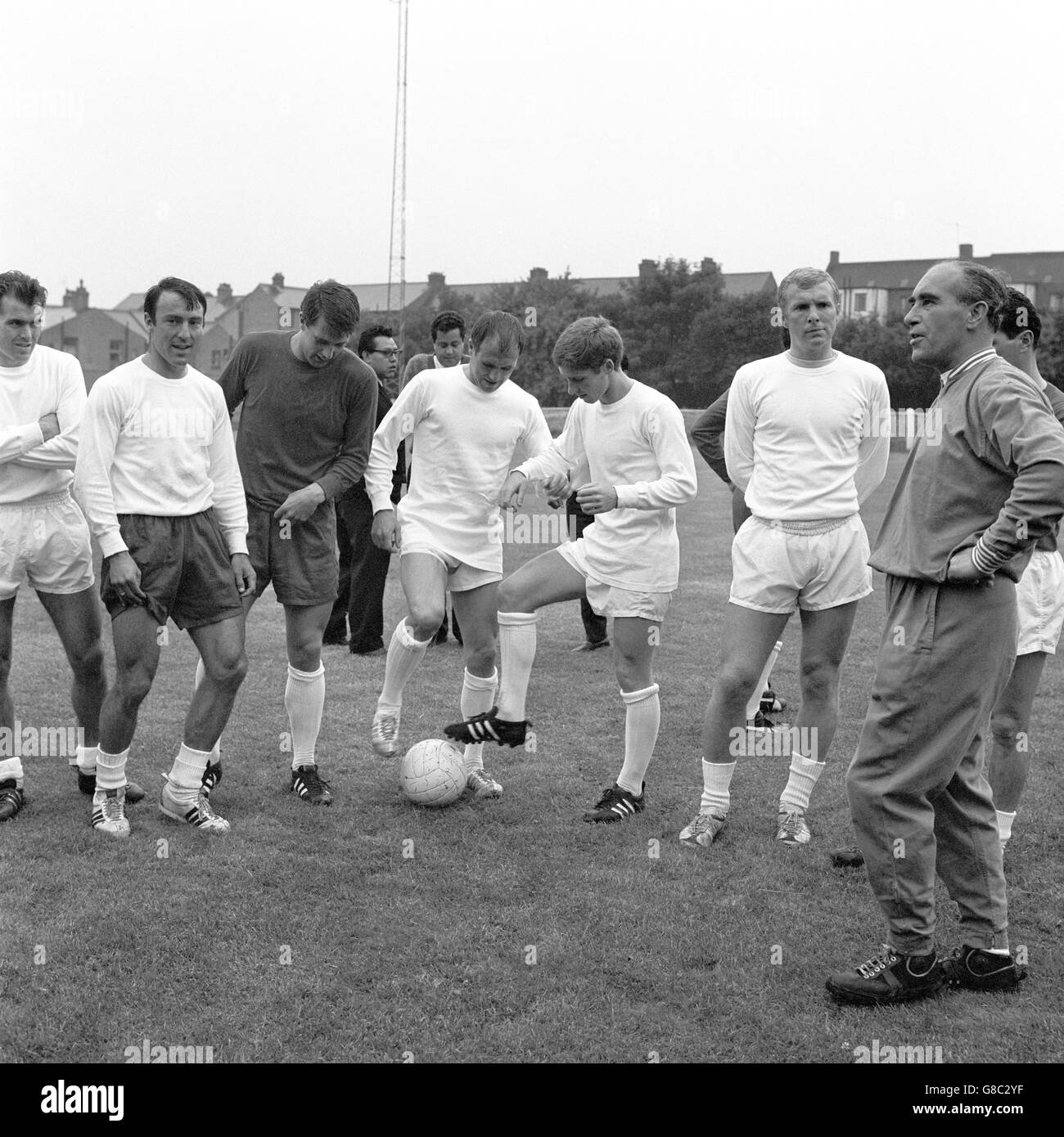 Soccer FIFA World Cup England 1966 England Training Wembley FC