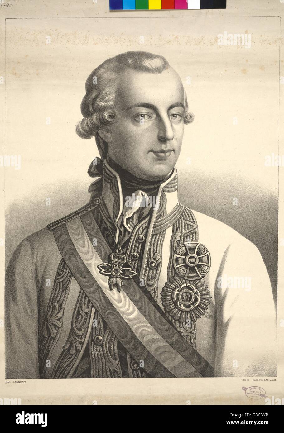 Josef II., römisch-deutscher Kaiser Stock Photo