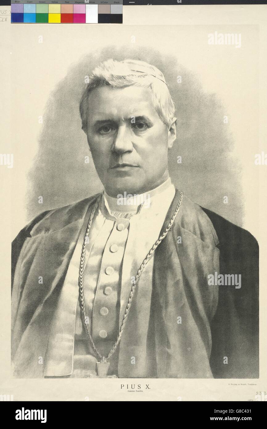 Pius X., papa Stock Photo