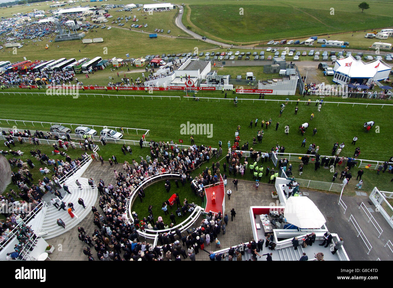 Epsom downs aerial view hi-res stock photography and images - Alamy