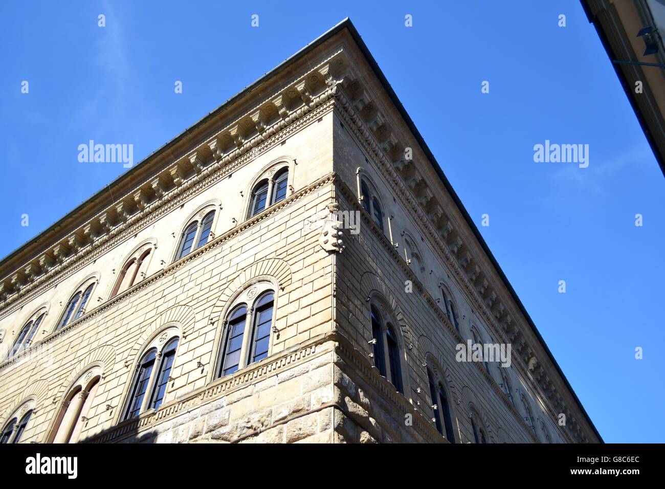 Toscana, Italia. Per le vie di Firenze, osservando l'architettura nella città d'arte visitata da milioni di turisti Stock Photo