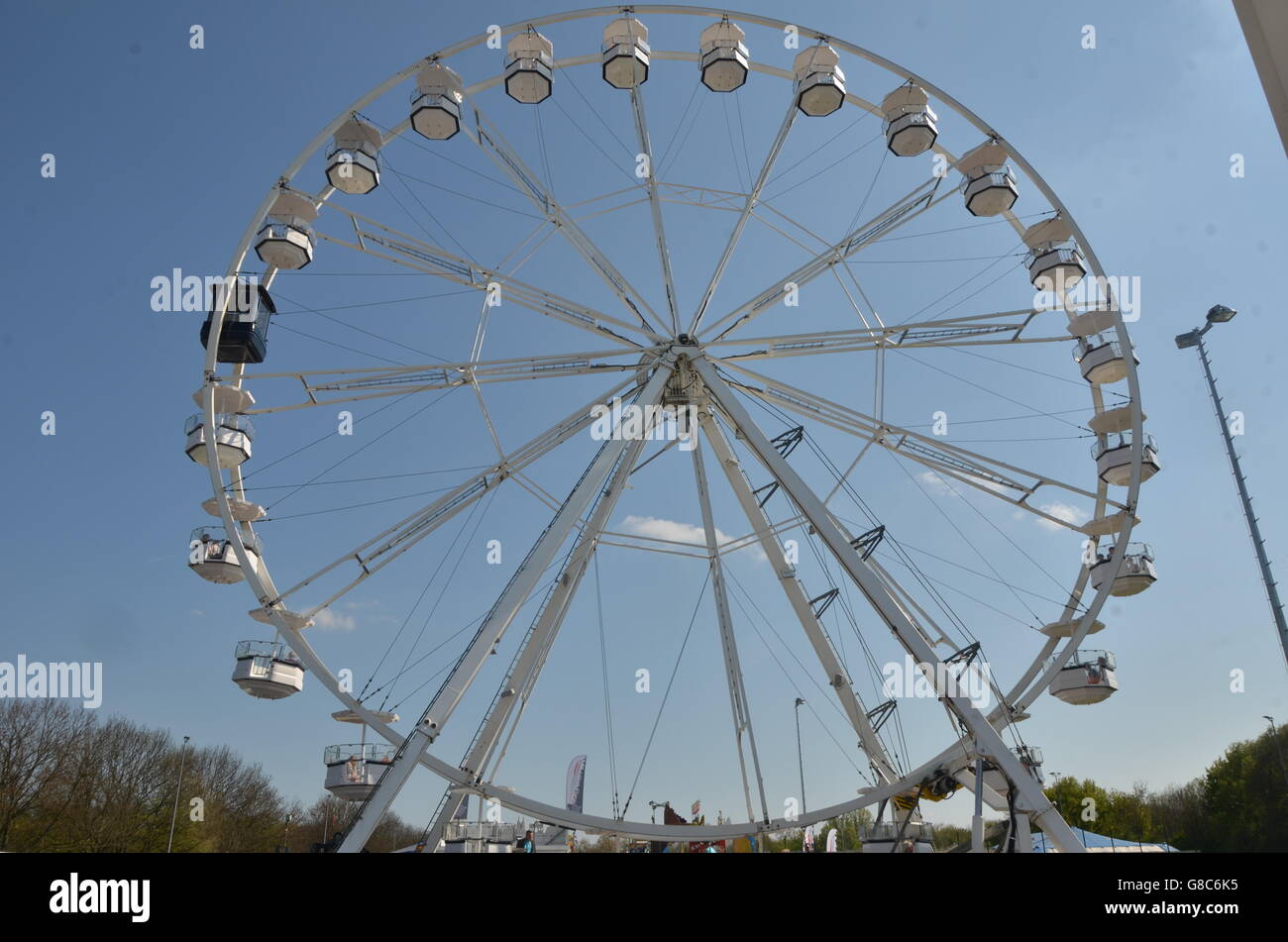 wheel, color, park, ride, fair, view, day, metal, Stock Photo