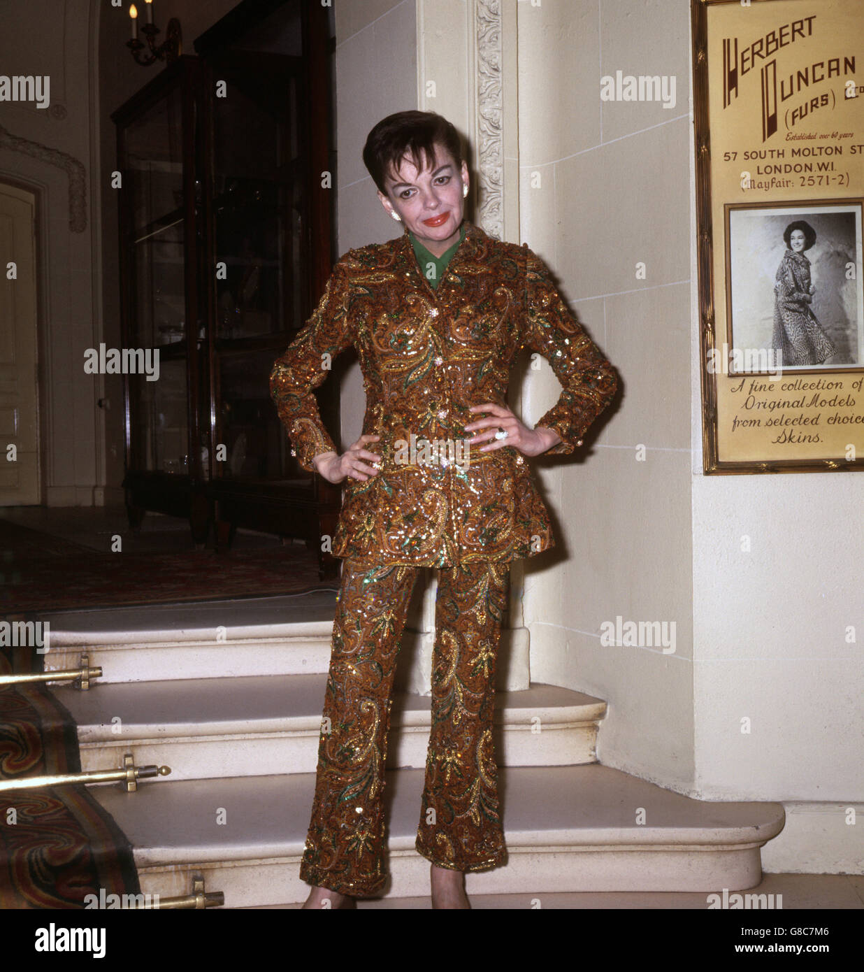 American Singer And Actress Judy Garland Pictured In London Where She Is Currently Appearing Stock Photo Alamy