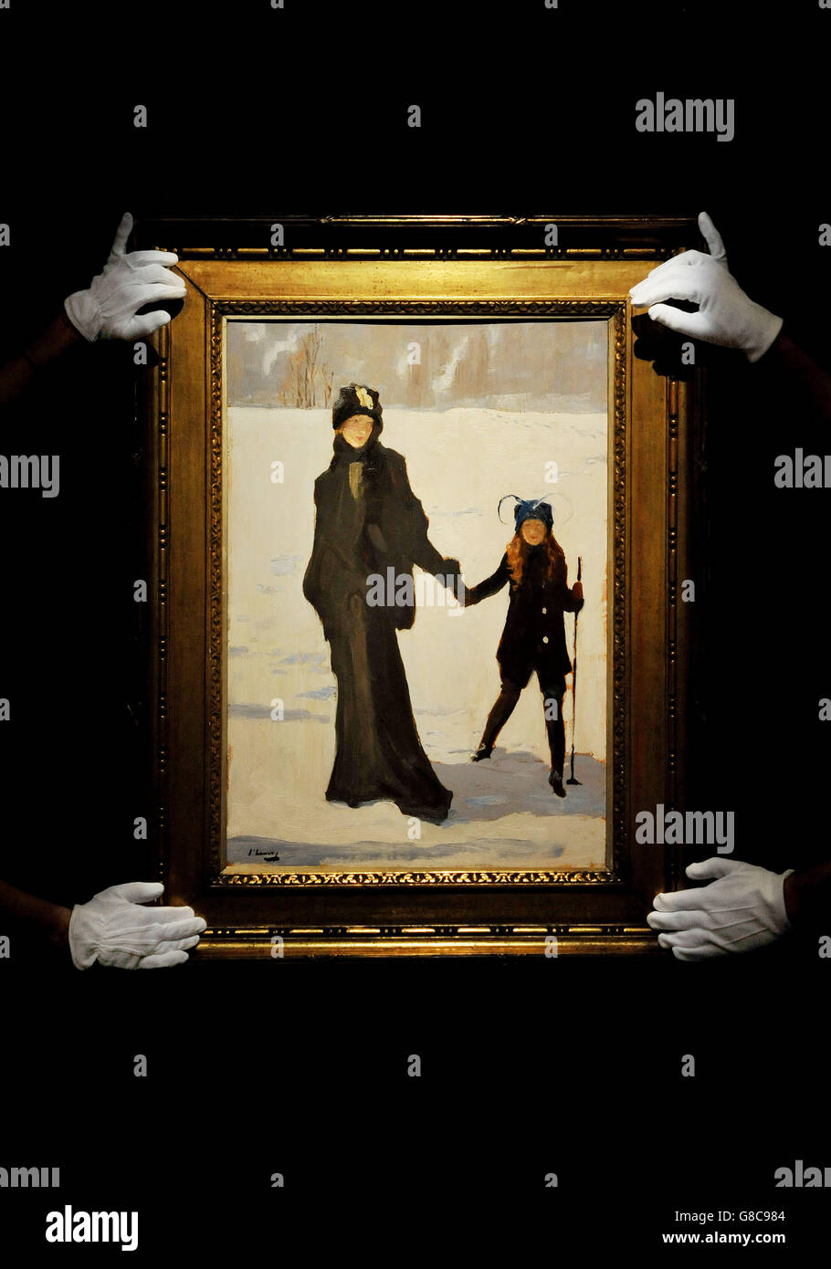 Sotheby's Irish Art sale relaunch London Stock Photo Alamy