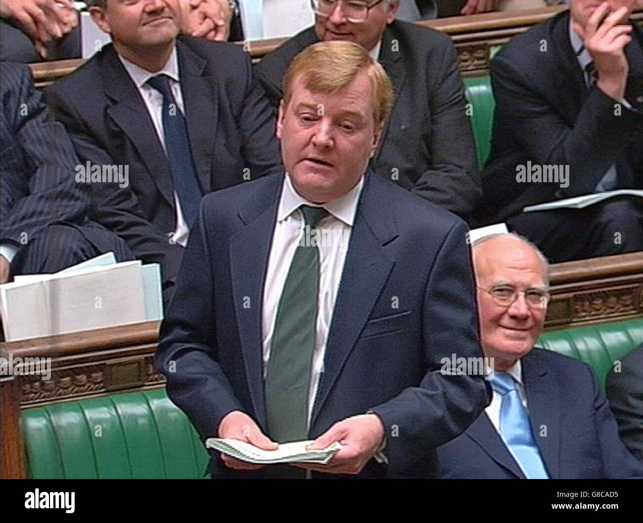 Prime Minister's Questions - House of Commons. Leader of the Liberal Democrats Charles Kennedy. Stock Photo