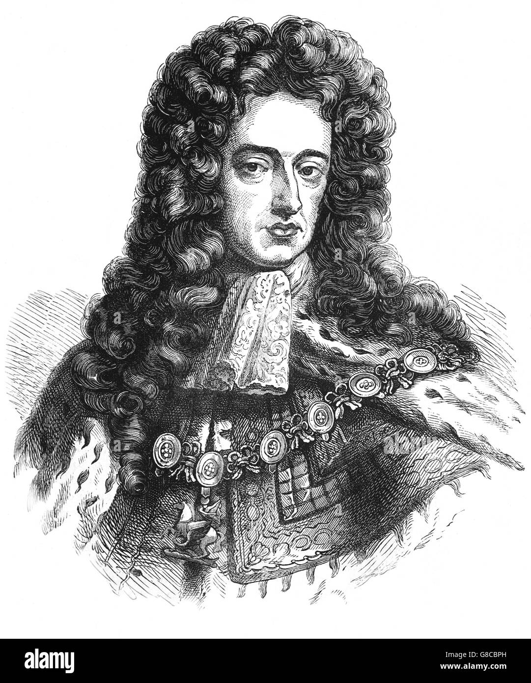William III (1650 – 1702), King of England, Ireland, and Scotland from 1689 until his death. As King of Scotland, he is known as William II, and informally known by sections of the population in Northern Ireland and Scotland as 'King Billy'. Stock Photo