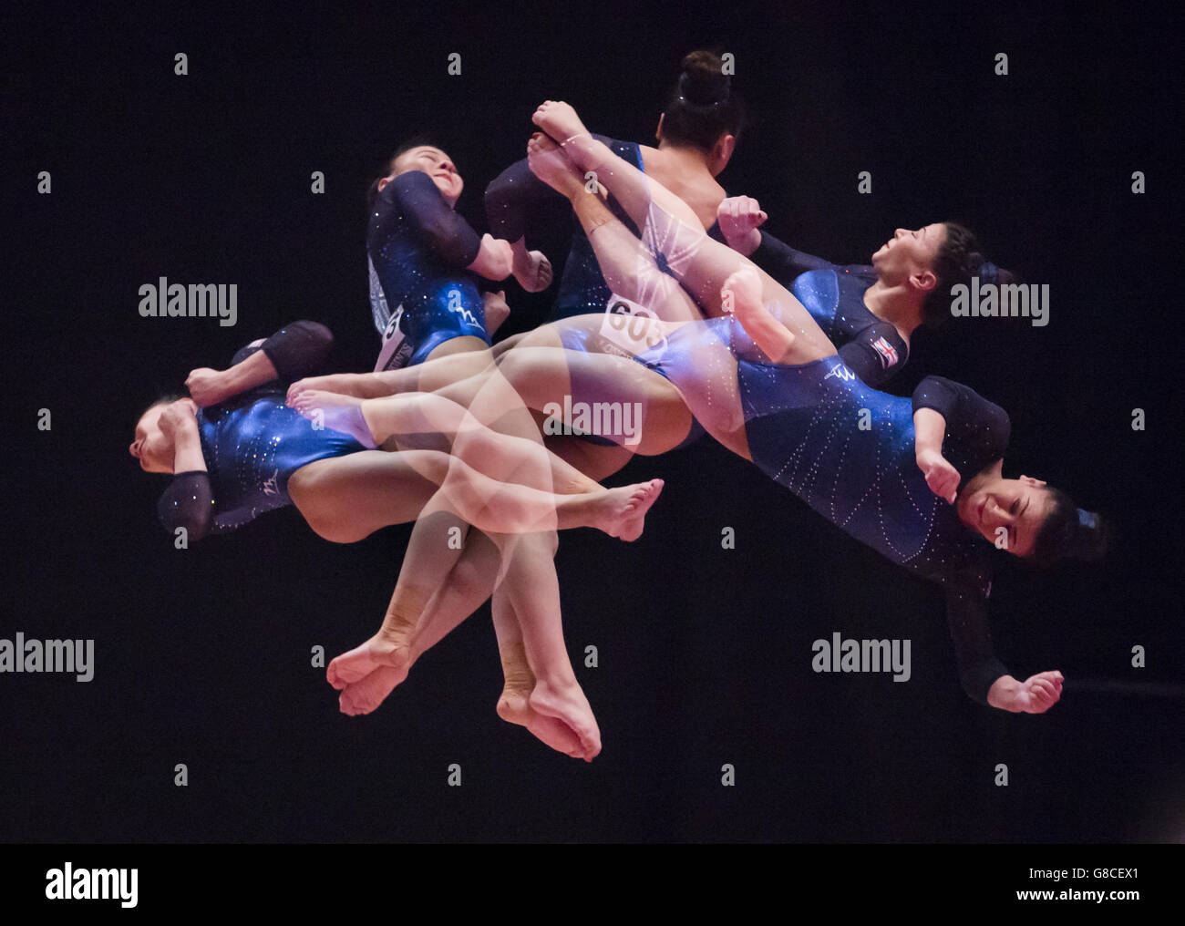 Gymnastics - 2015 World Championships - Day Five - The SSE Hydro Stock Photo