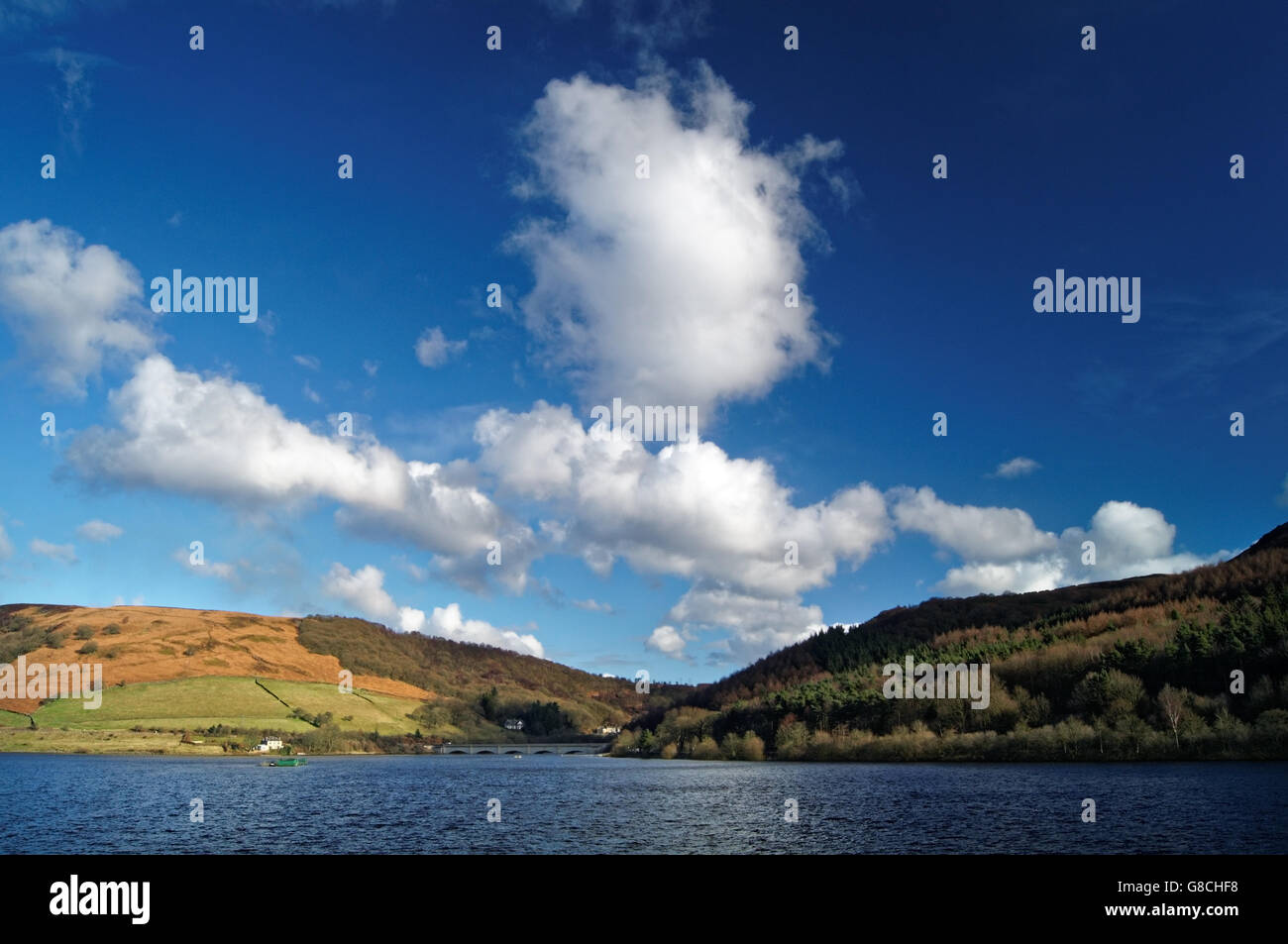 UK,Derbyshire,Peak District,Ladybower Reservoir Stock Photo