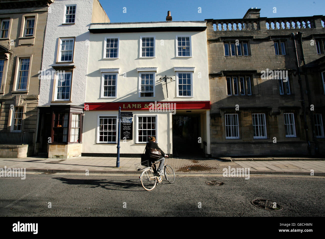 The Lamb and Flag on St. Giles, the pub favoured by Graham Greene, is