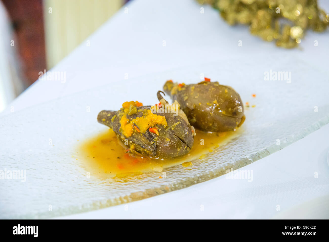 Berenjenas de Almagro. La Mancha, Spain. Stock Photo