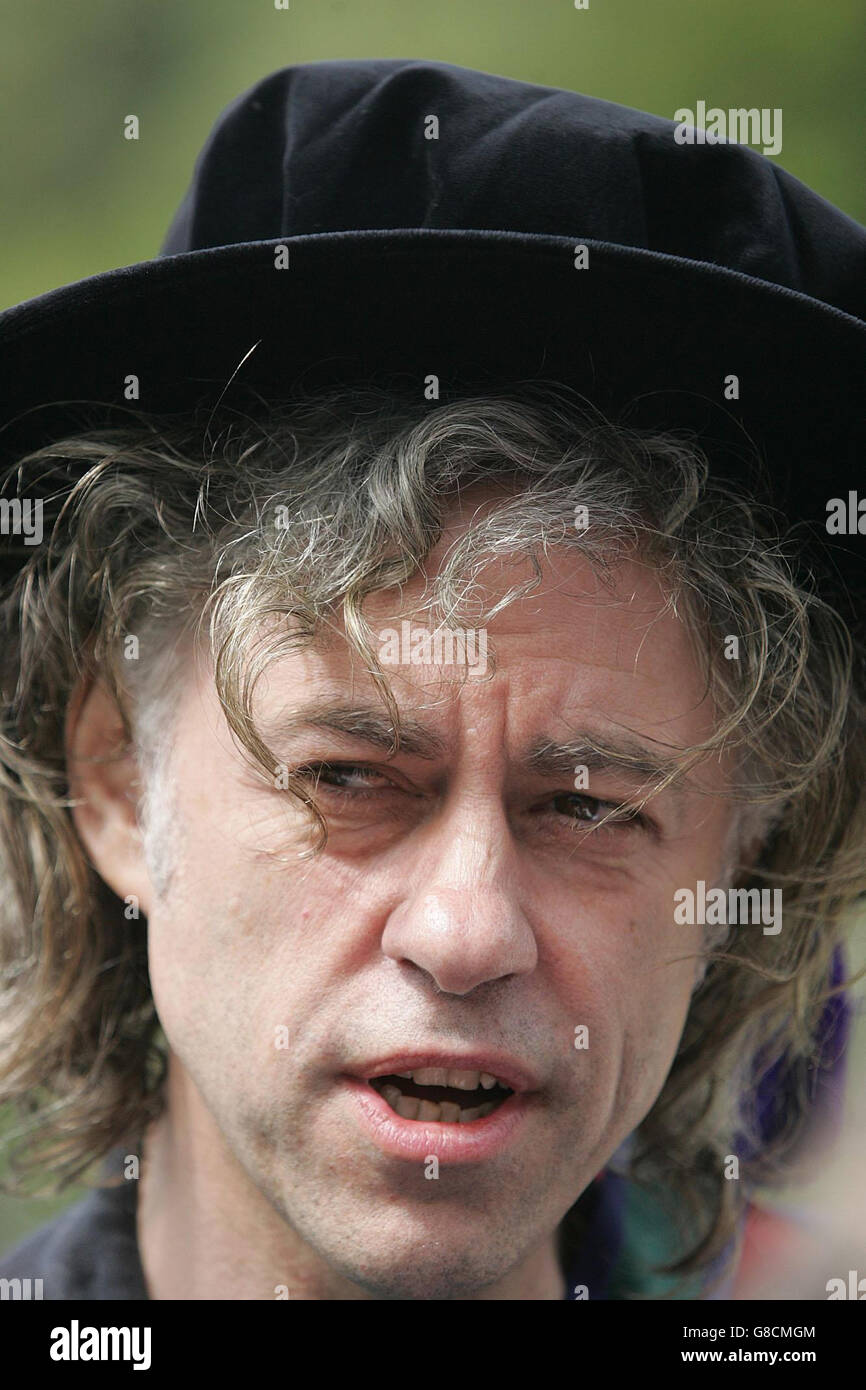 Dublin-born musician and humanitarian Bob Geldof at University College