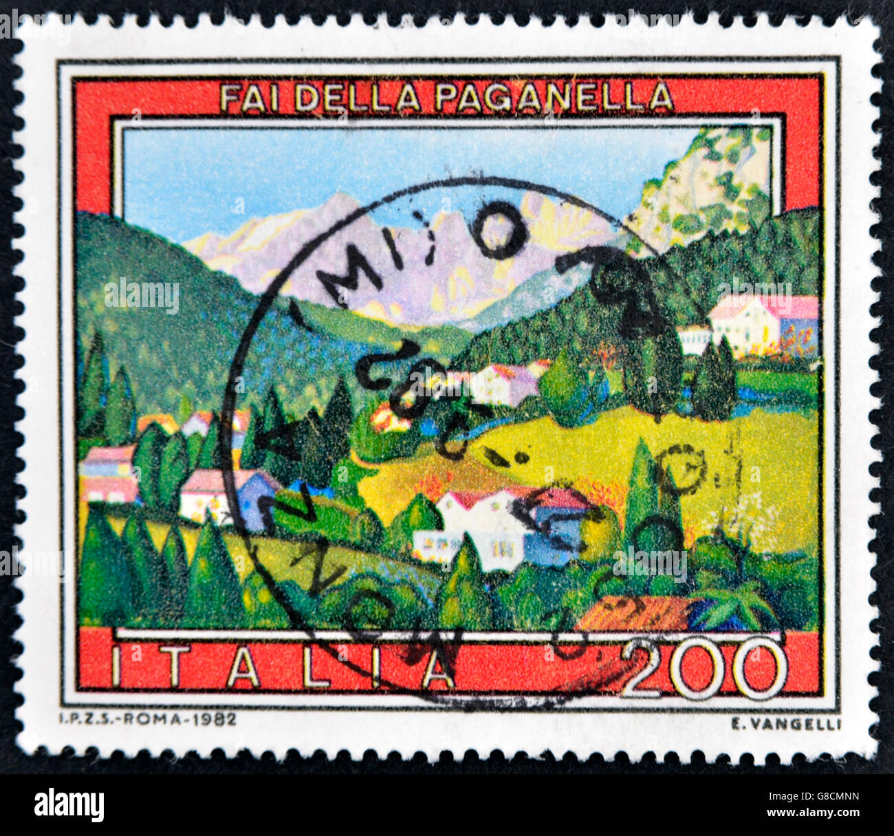 ITALY - CIRCA 1982: A stamp printed in Italy shows Fai, circa 1982 Stock Photo