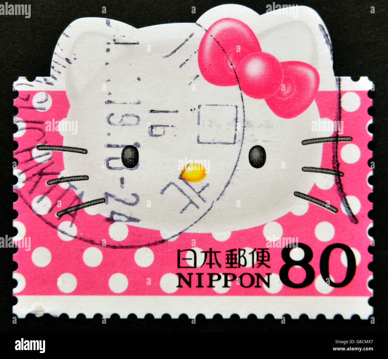 未使用多数　Hello Kitty Girls Stamp 　色は４種類2009 Hello Kitty Stamps 80yen×10,stamps,Shanghai expo,上海万国