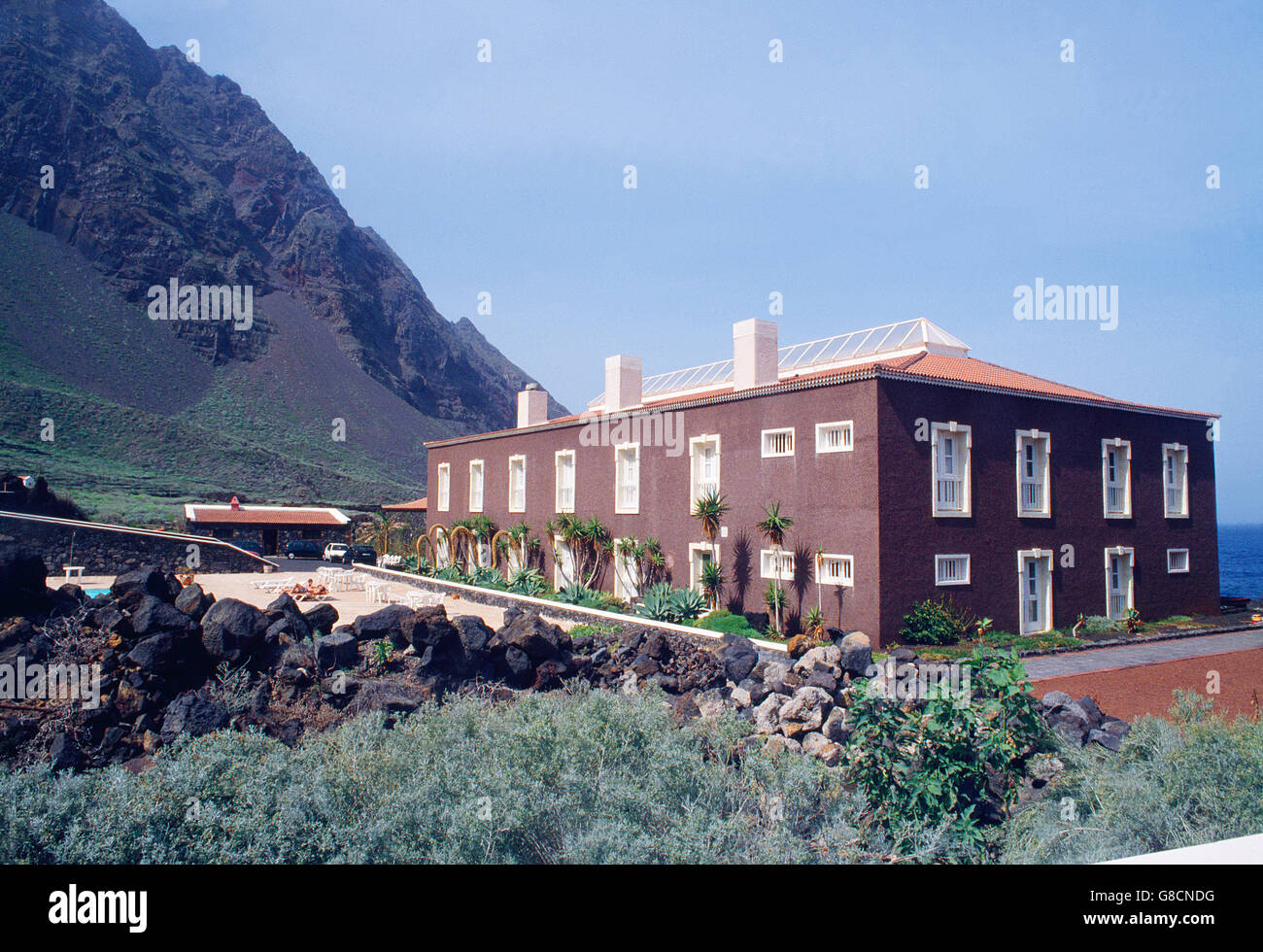 Pozo de la Salud Spa Hotel. Sabinosa, El Hierro island, Canary Islands, Spain. Stock Photo