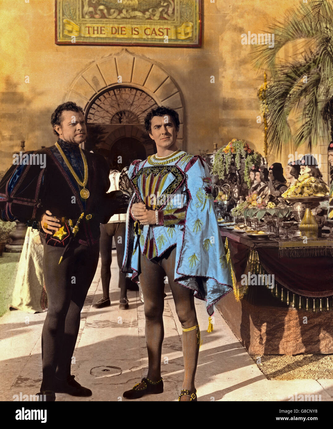 Prince Of Foxes, aka: In den Klauen der Borgia, USA 1949, Regie: Henry King, Darsteller: Orson Welles, Tyrone Power Stock Photo