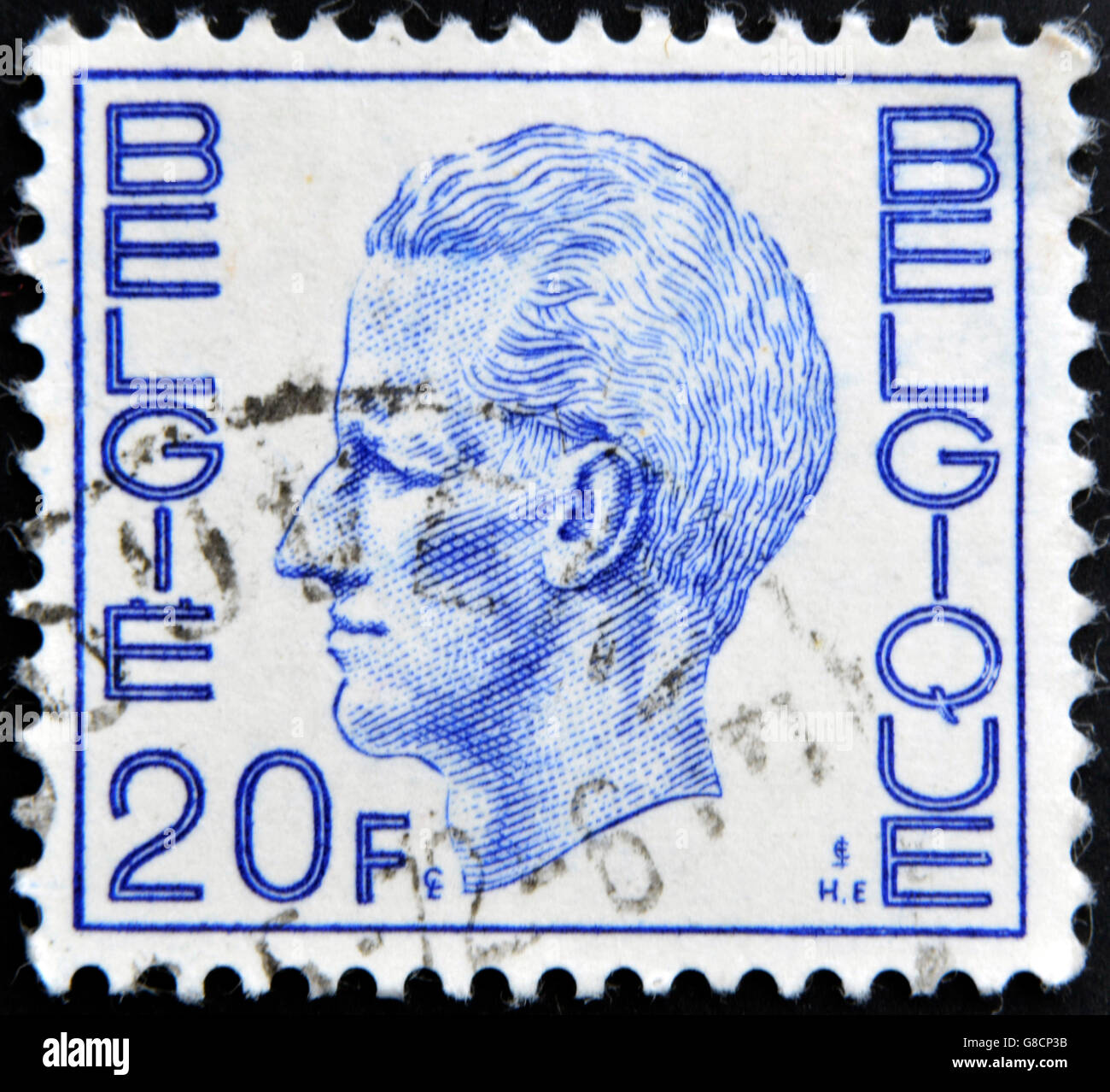 BELGIUM CIRCA 1980 A Stamp printed in Belgium shows the portrait of