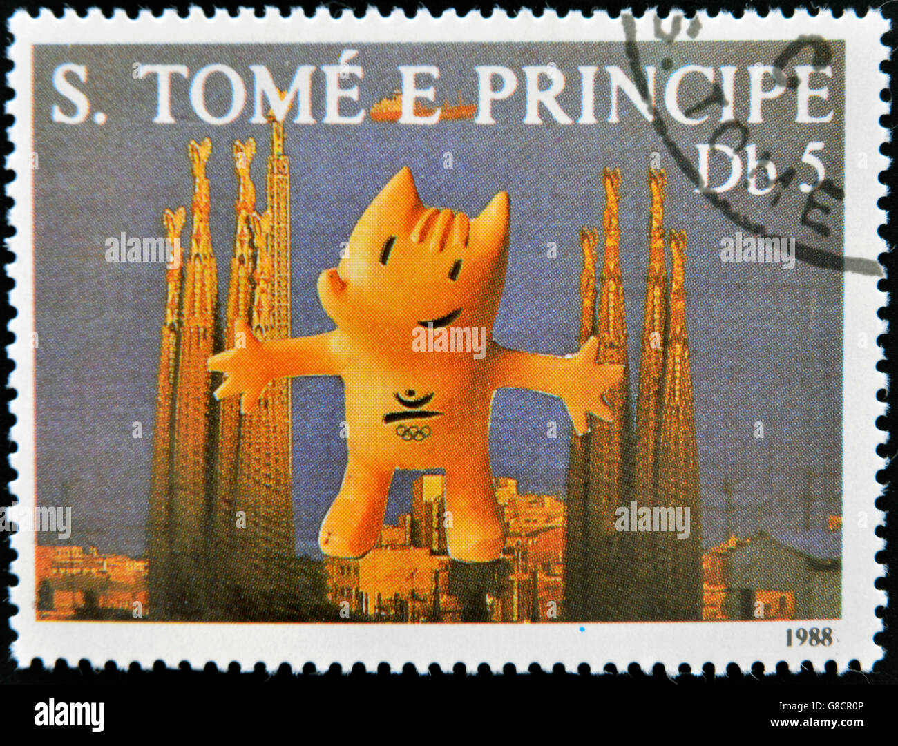Porte-clés Vintage COBI – Mascotte Des Jeux Olympiques Barcelone 1992 – 3 Cm