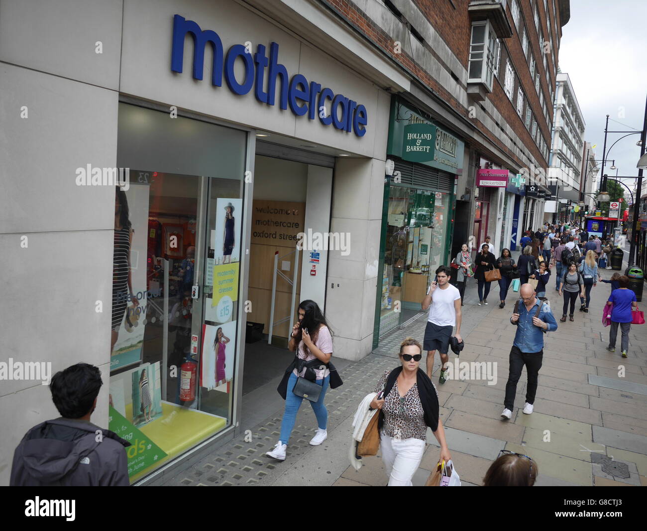 Mothercare Retail shop Oxford Street London Stock Photo Alamy