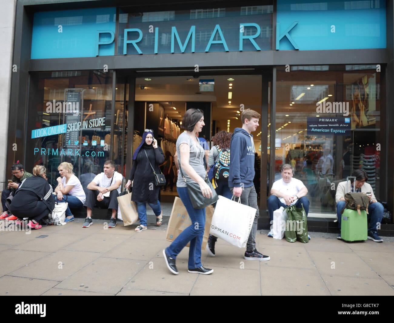 Primark Retail shop Oxford Street London Stock Photo
