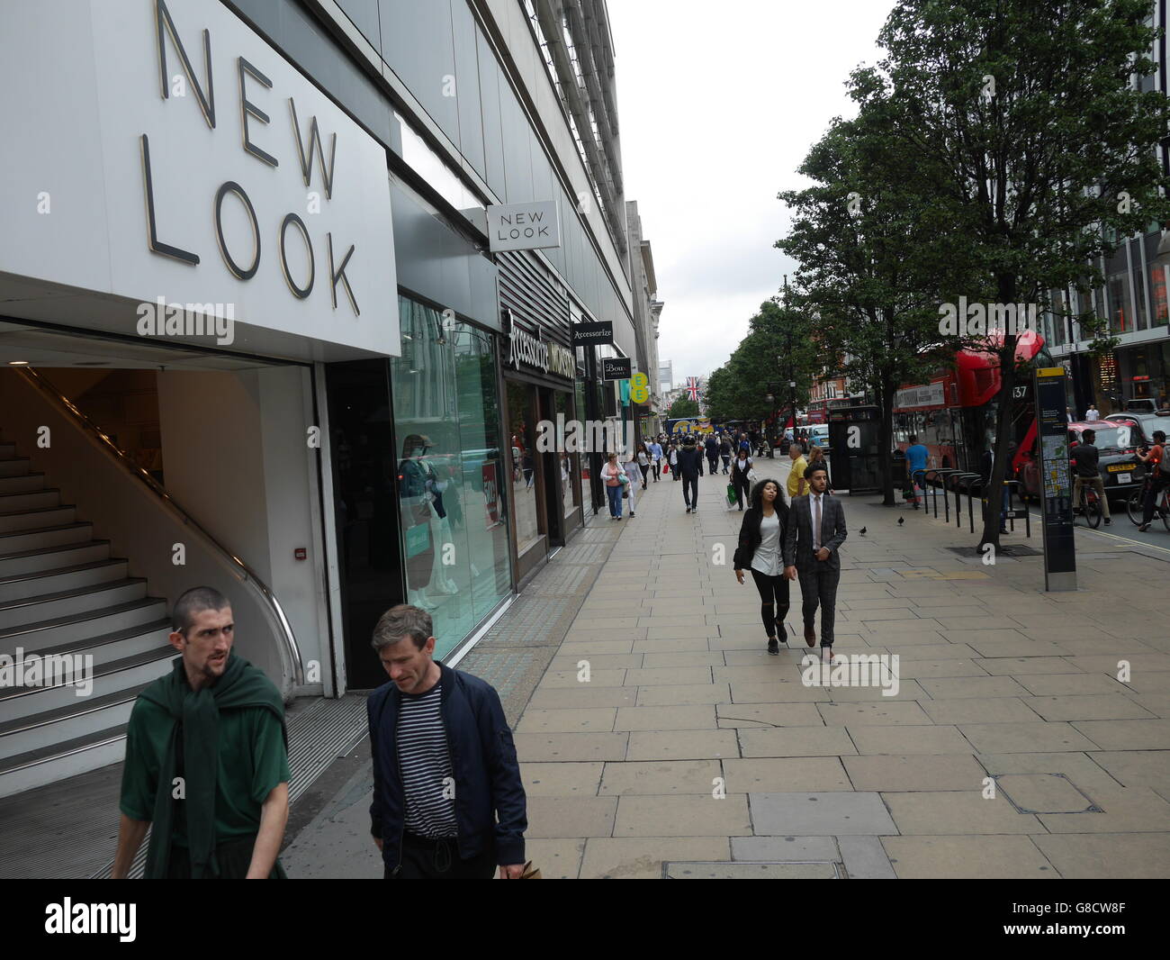 New Look Retail shop Oxford Street London Stock Photo