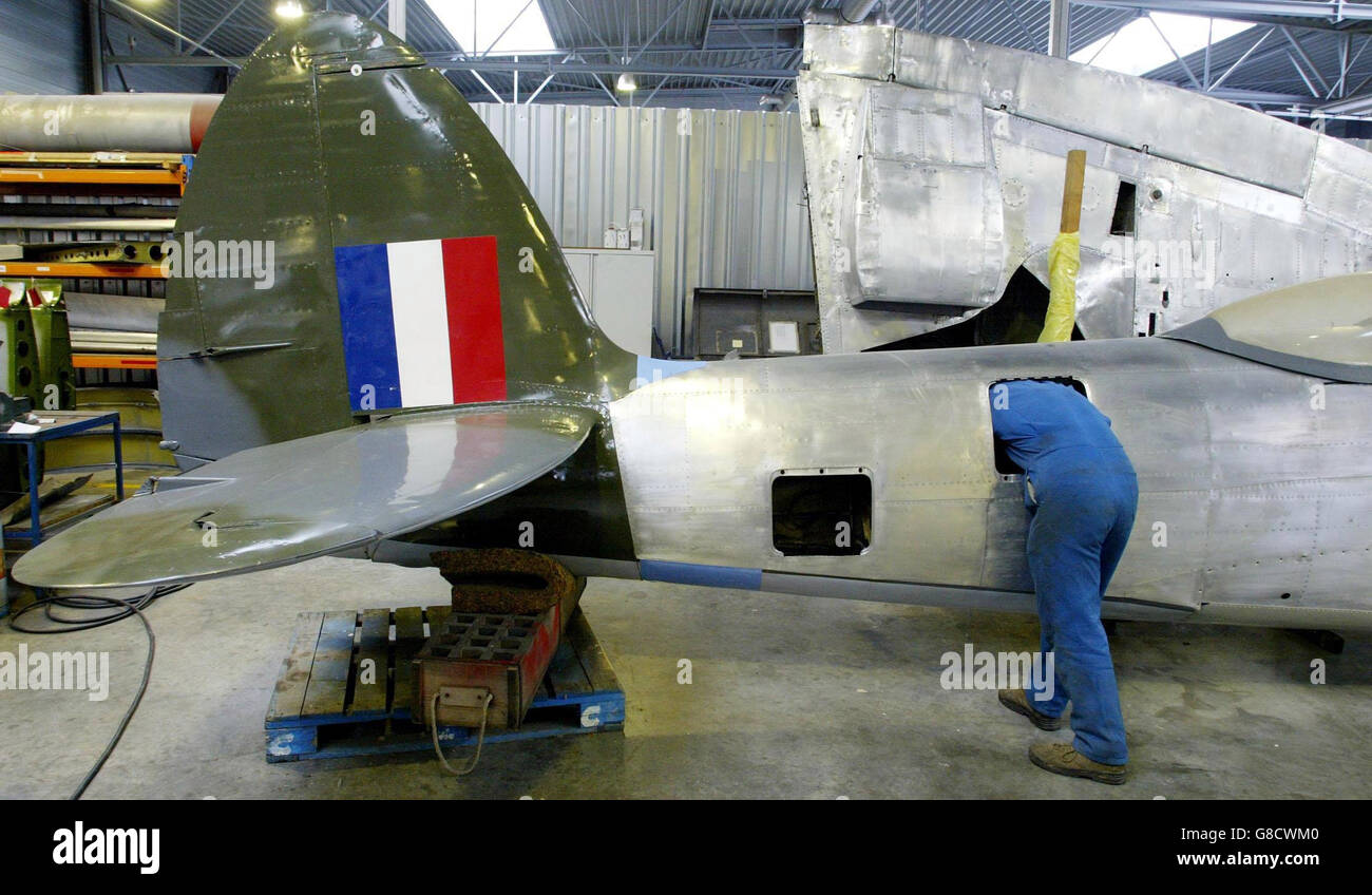Mike Terry, restoration engineer with the Aircraft Restoration Company