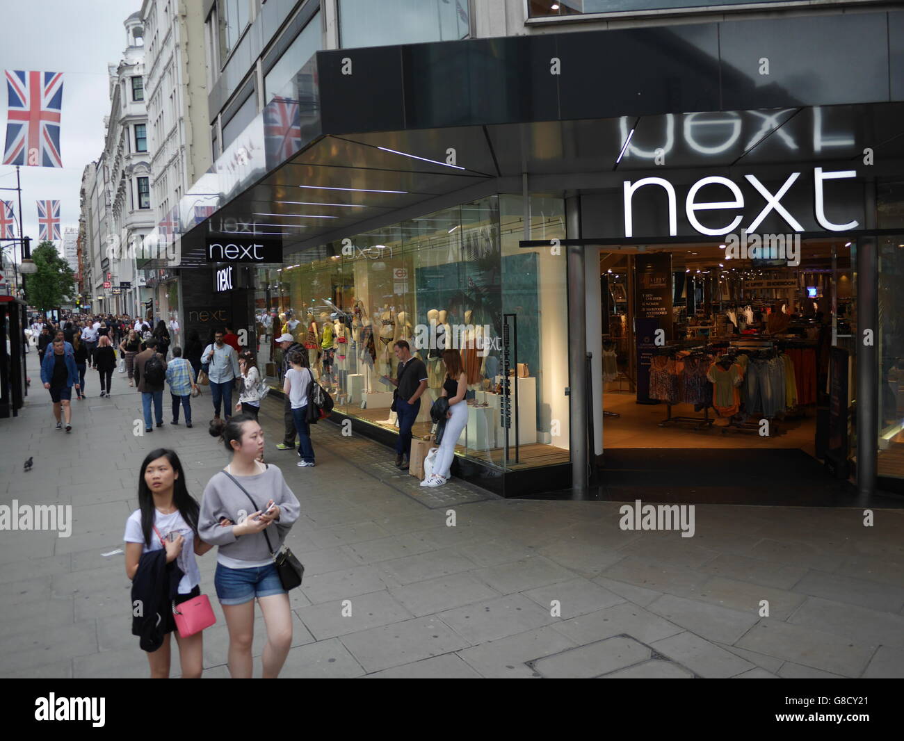 Next Retail shop Oxford Street London Stock Photo