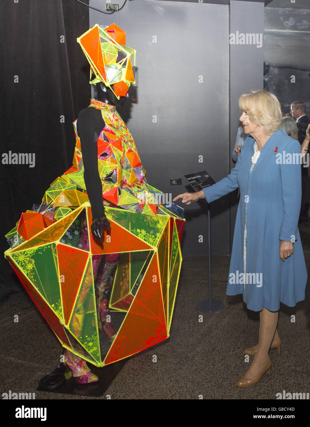 The Duchess of Cornwall visits the World of Wearable Art Museum in Nelson during her visit to New Zealand. Stock Photo