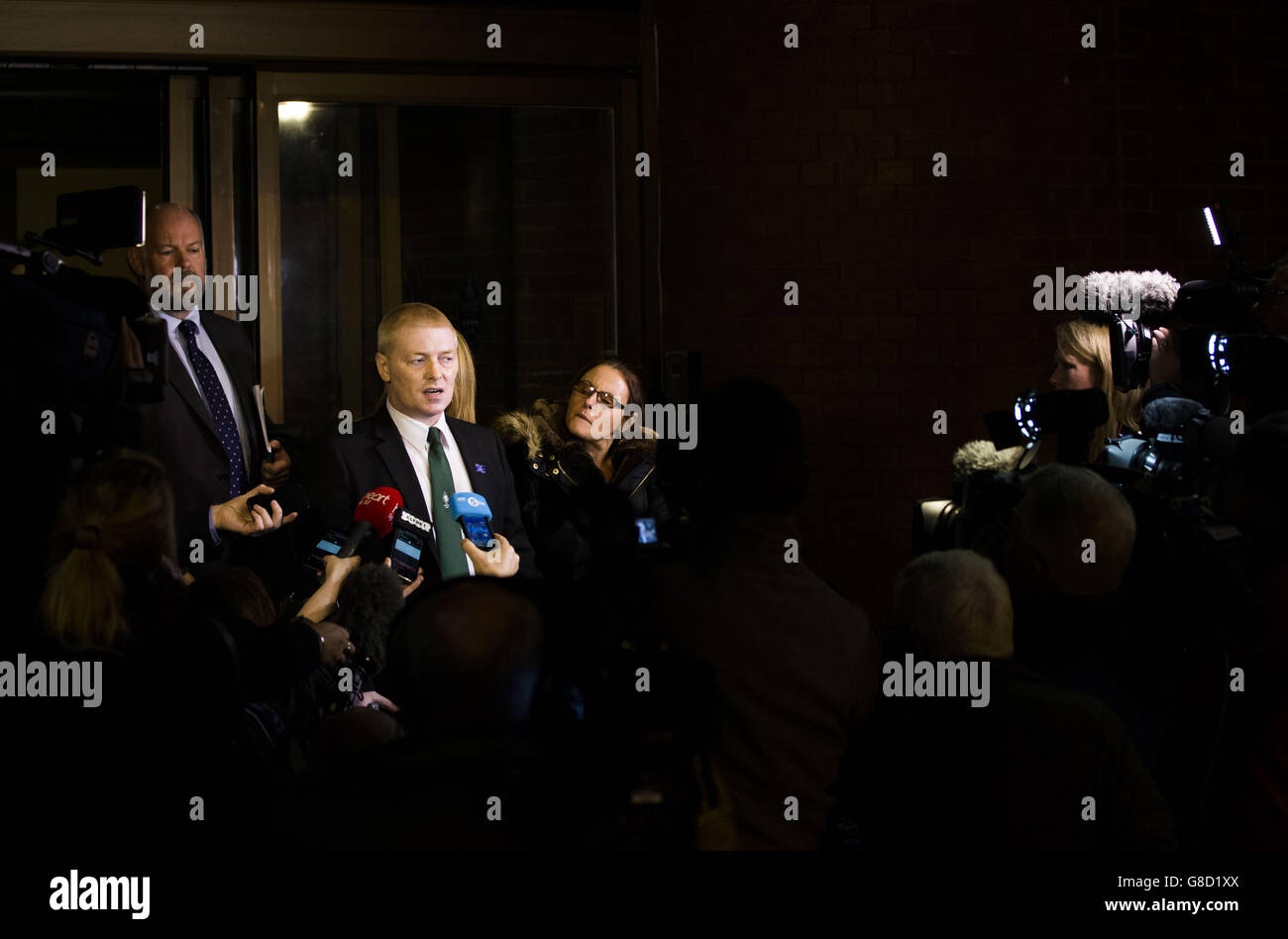 Glasgow helicopter crash report Stock Photo Alamy