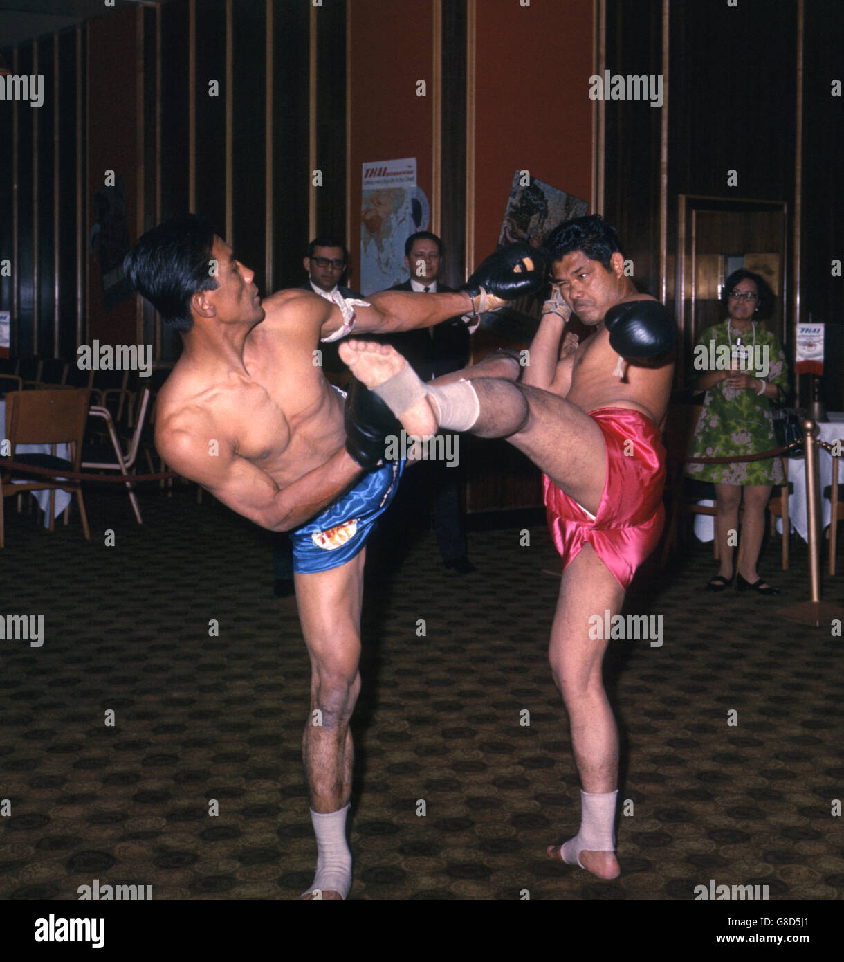 Dance - Thai Boxing - London Stock Photo