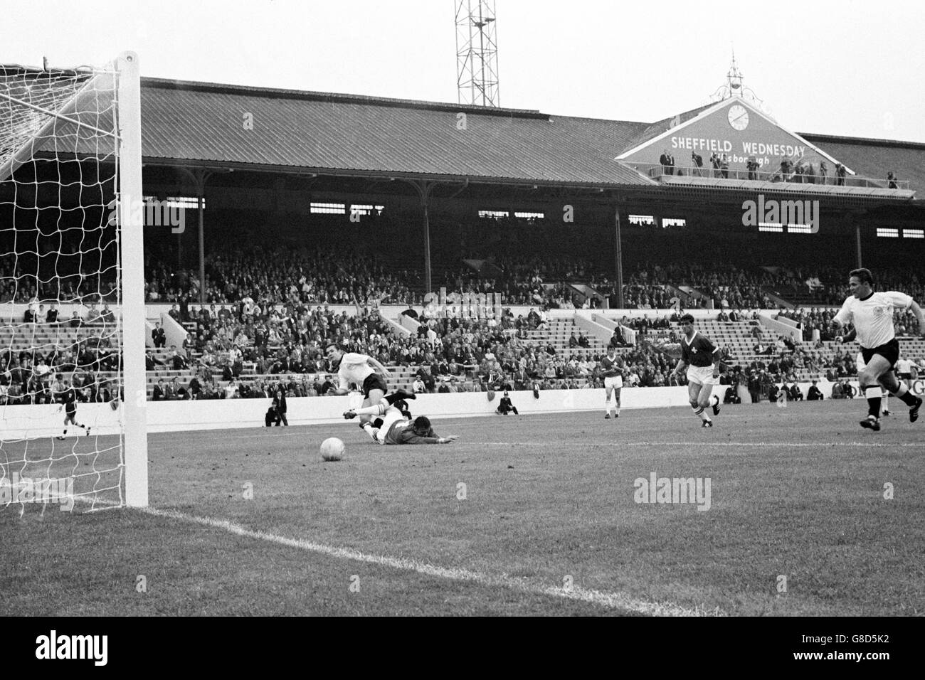 Soccer - World Cup England 1966 - Group Two - West Germany v Switzerland - Hillsborough Stock Photo