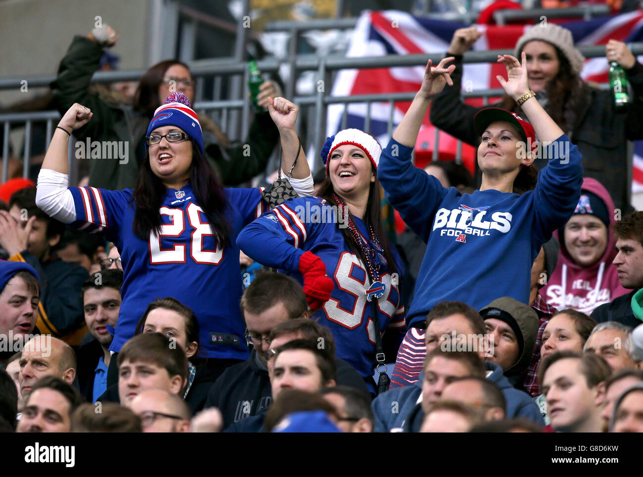 Gridiron - NFL International Series 2015 - Buffalo Bills v Jacksonville Jaguars - Wembley Stadium Stock Photo
