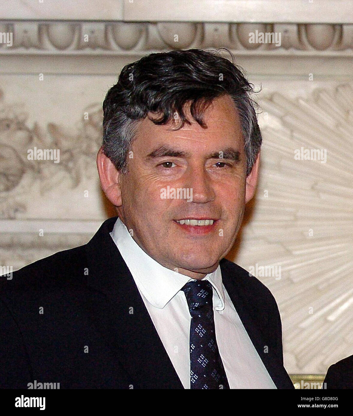 Gordon Brown Annual Speech Mansion House Stock Photo Alamy