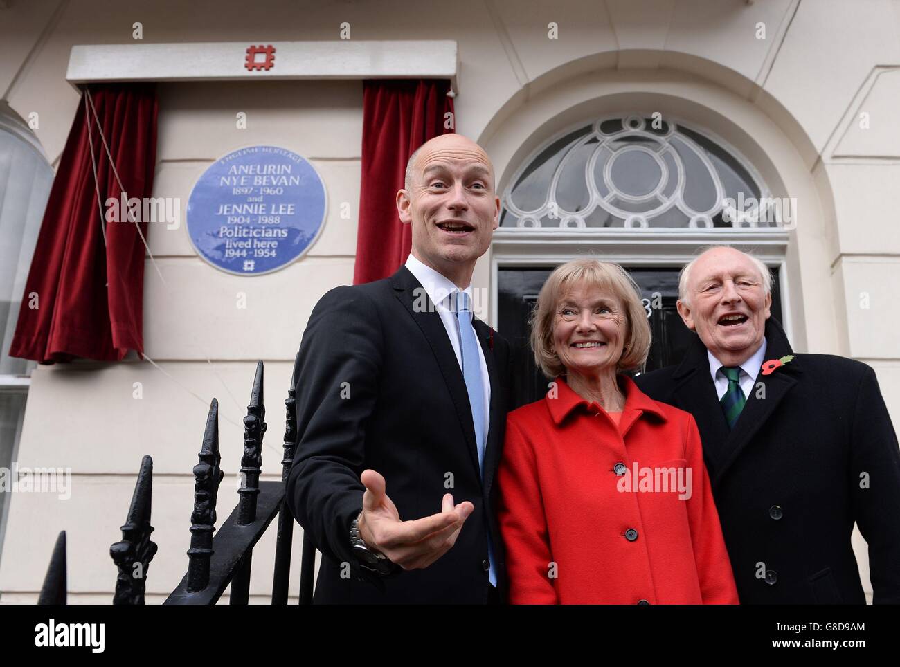 Former Labour Leader Lord Kinnock Poses For A Photograph With His Wife former-labour-leader-lord-kinnock-poses-for-a-photograph-with-his-wife