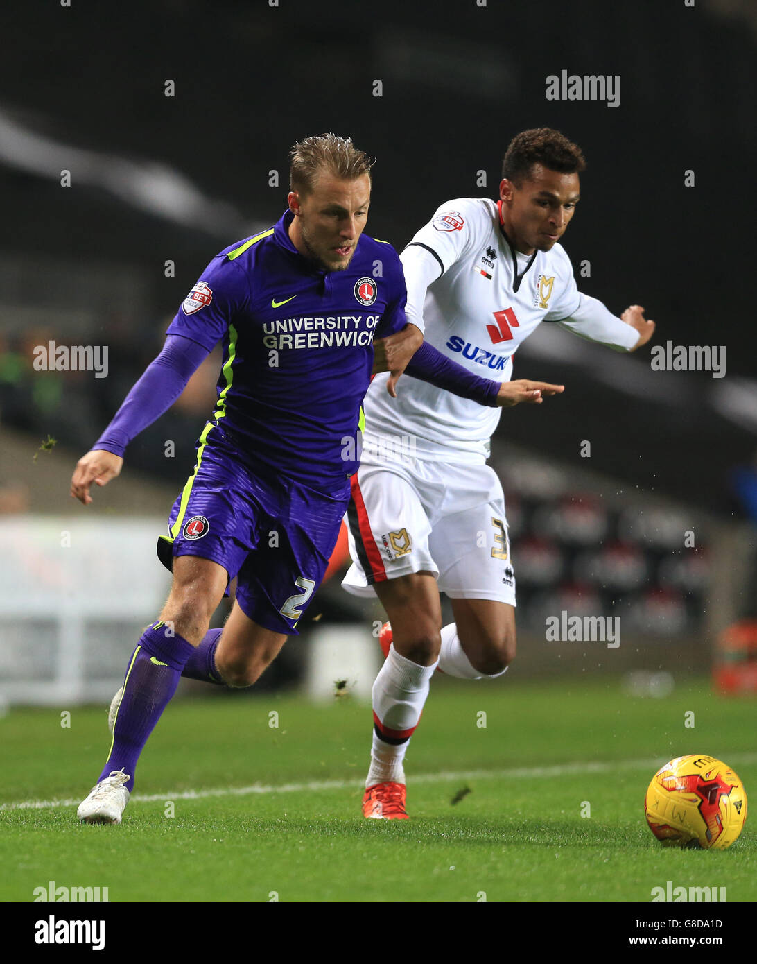 Soccer Sky Bet Championship Milton Keynes Dons v Charlton Athletic