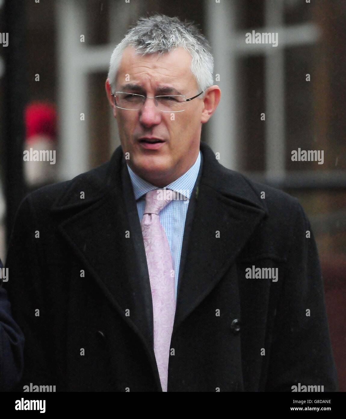 City Link managing director David Smith arriving at Coventry Magistrates' Court where he along with two other directors of the nationwide parcel delivery service are accused of failing to give 45 days' notice of dismissals which took place on New Year's Eve. Stock Photo